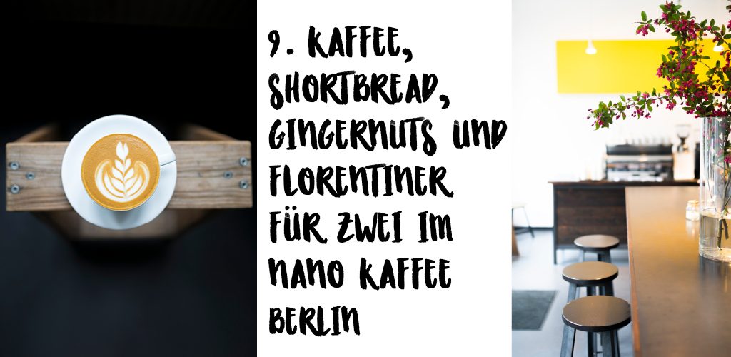 NANO KAFFEE BERLIN Gutschein für Kaffee 9 Dezemberglück